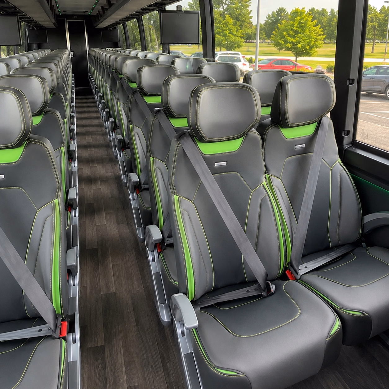 anchorage charter bus interior
