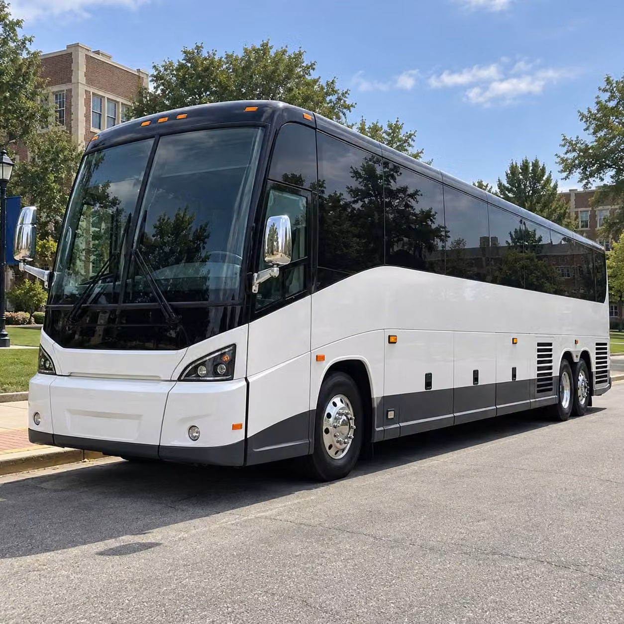 charter bus rentals for large anchorage prom groups and school organized transportation